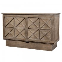 Arason Essex Queen Ash Murphy Cabinet Bed