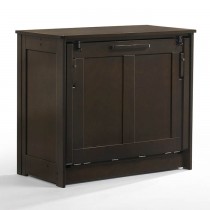 Night and Day Orion Dark Chocolate Murphy Cabinet Bed Twin