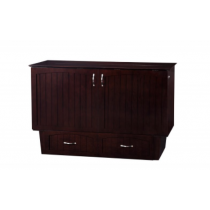 Atlantic Nantucket Murphy Queen Espresso Cabinet Bed