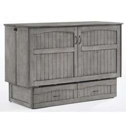 Night and Day Alpine Rustic Grey Cabinet Bed