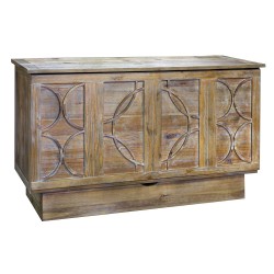 Arason Brussels Queen Ash Murphy Cabinet Bed