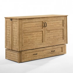 Night and Day Poppy Harvest Brown Murphy Cabinet Bed