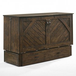 Night and Day Ranchero Wildwood Brown Murphy Cabinet Bed