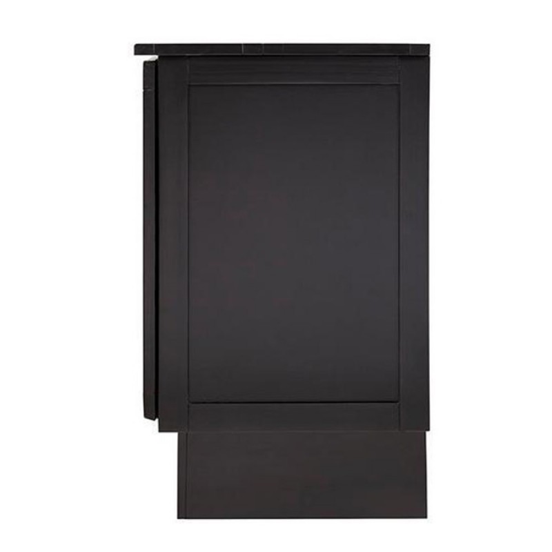 Arason Essex Queen Black Murphy Cabinet Bed Side