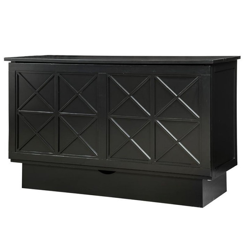 Arason Essex Queen Black Murphy Cabinet Bed