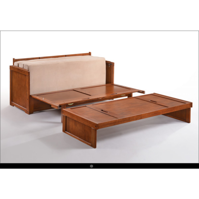 Cube Queen White Murphy Bed