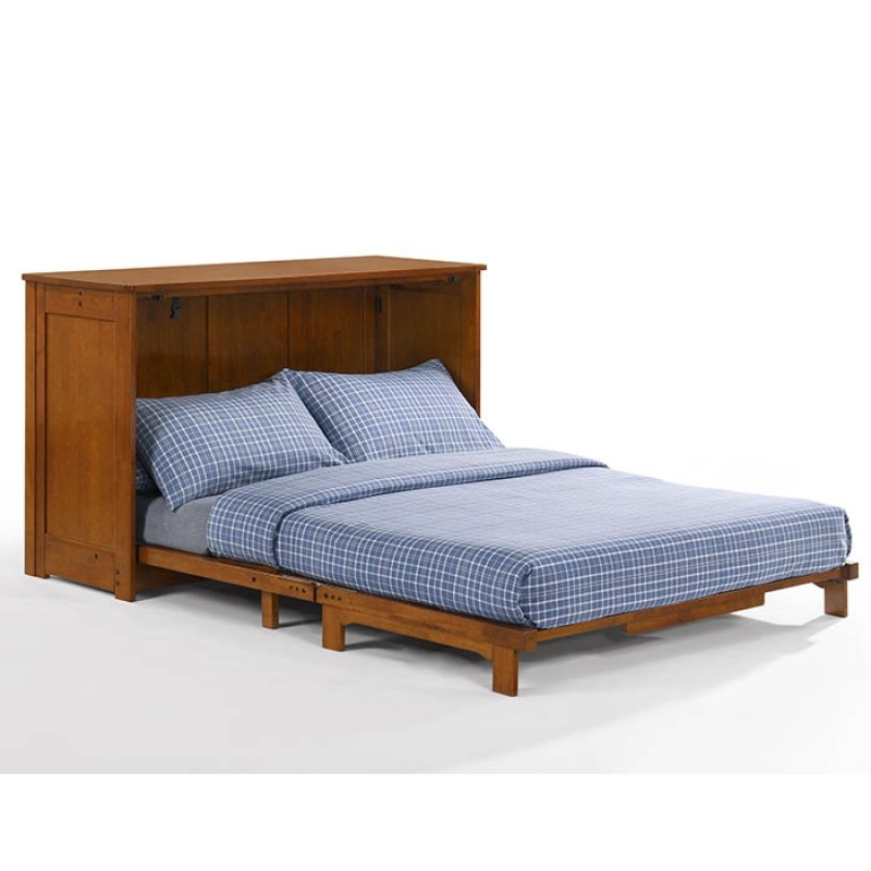 Night and Day Orion Cherry Murphy Cabinet Bed Full Made