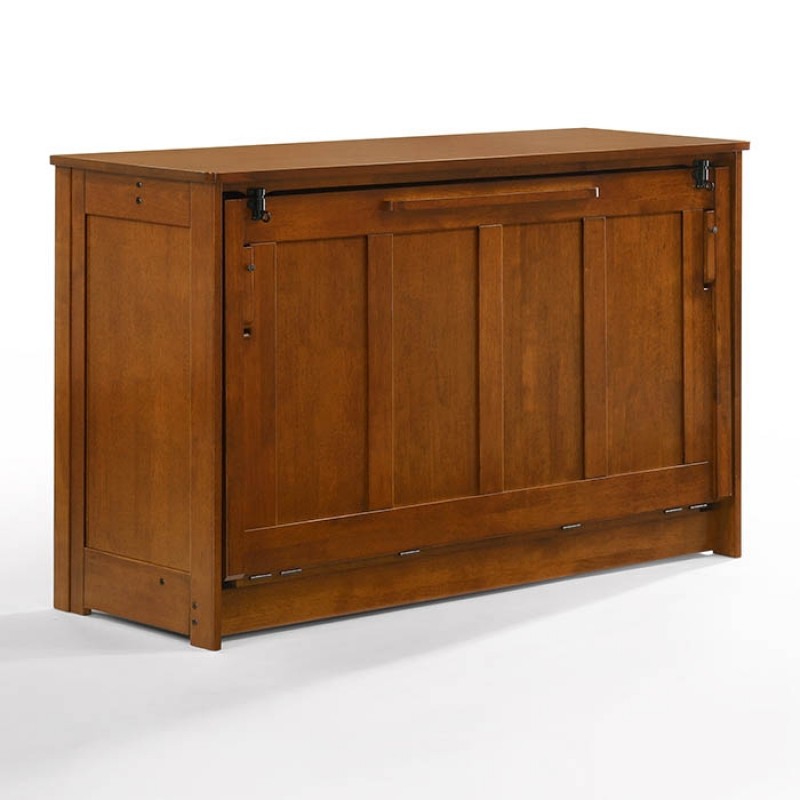 Night and Day Orion Cherry Murphy Cabinet Bed Full