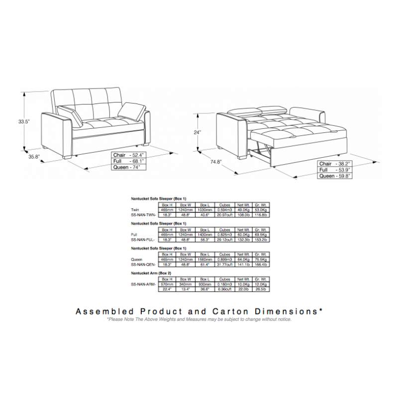 Nantucket Full Size Loveseat