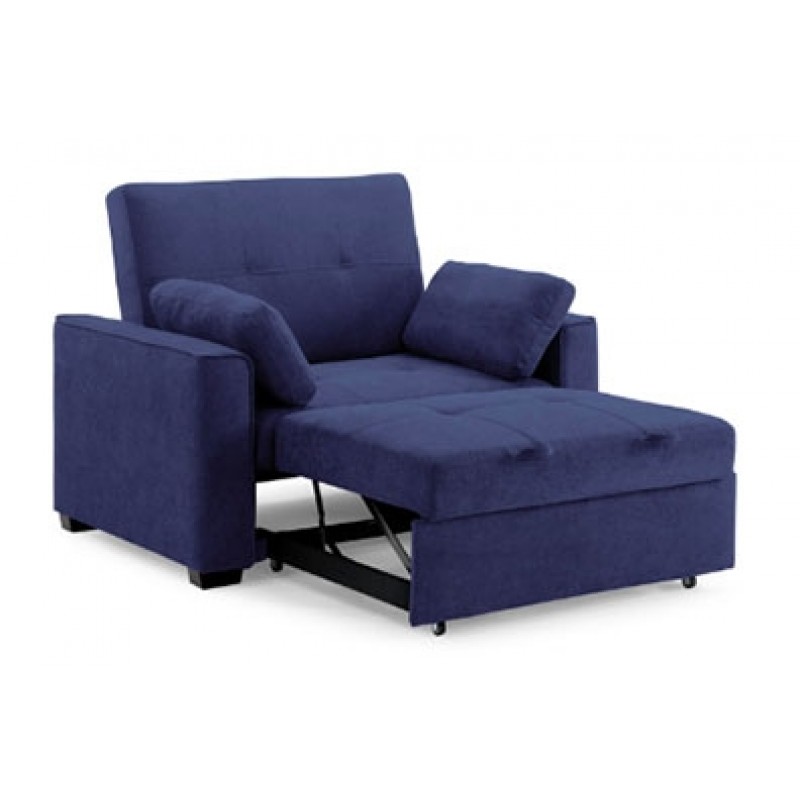 Nantucket Twin Size Chair Sleeper Navy