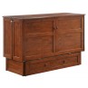 Night and Day Clover Murphy Queen Cherry Cabinet Bed