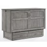 Alpine Rustic Grey Murphy Cabinet Bed