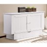 Arason Cottage White Murphy Cabinet Bed Items
