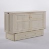 Night and Day Daisy Murphy Queen Buttercream Cabinet Bed