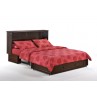 Night and Day Clover Murphy Queen Dark Chocolate Cabinet Bed
