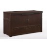 Night and Day Murphy Cube Queen Dark Chocolate Cabinet Bed