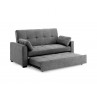 Nantucket Queen Sized Loveseat Sleeper Dark Gray