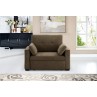 Night and Day Nantucket Twin Sized Sofa Sleeper Cappuccino