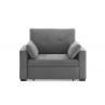 Night and Day Nantucket Twin Sized Sofa Sleeper Light Gray