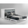 Night and Day Orion White Murphy Cabinet Bed Full Open