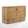 Night and Day Poppy Harvest Brown Murphy Cabinet Bed