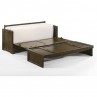 Night and Day Murphy Cube Queen Rustic Brown Cabinet Bed Mattress