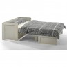 Vintage White Cube Cabinet Bed Side