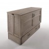 Night and Day Poppy Brushed Driftwood Murphy Cabinet Bed Side