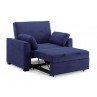 Nantucket Twin Size Chair Sleeper Navy